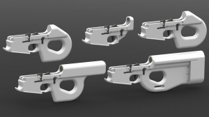 Charon Line of 3D Printable AR-15 Lower Receivers by Shanrilivan. © Wikimedia Commons